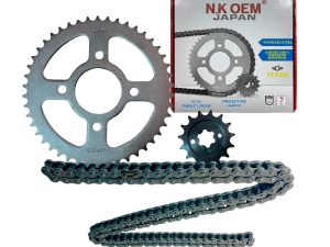 KIT ARRASTRE PLATEADO PULSAR-160 NS 15T/46T + 428HX140L