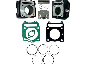 CILINDRO MOTOR KANUNI C/PIST Y ANLL TVS APACHE-160 4V + EMPAQUES