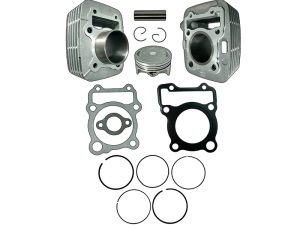 CILINDRO MOTOR KANUNI C/PIST Y ANLL KLX-150 + EMPAQUES