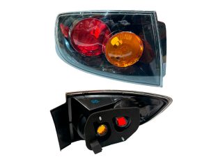 STOP MZ 3 SEDAN ROJO-AMARILLO FONDO NGR LH (06-07)