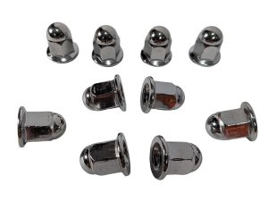 TUERCA CIEGA CROMADO M8 (C/U X 10 UND)