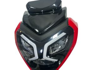 COMBO FAROLA + CARENAJE TVS-125 RAIDER ROJO