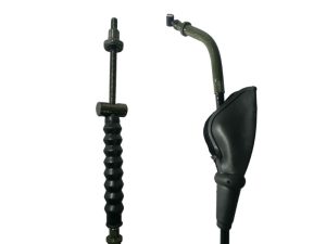 GUAYA COMPL FRENO DELANTERO AUXILIAR DE TVS-100 SPORT CON ACCESORIOS (RESORTE,TUERCA Y PASADOR)