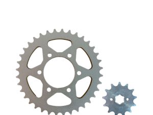 KIT PIÑON DEL/TRAS AKT-180/200 XM 13T/36T FOR 520